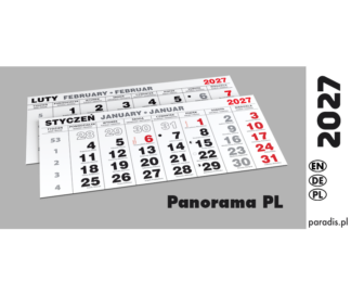 Kalendaria panoramiczne 2027